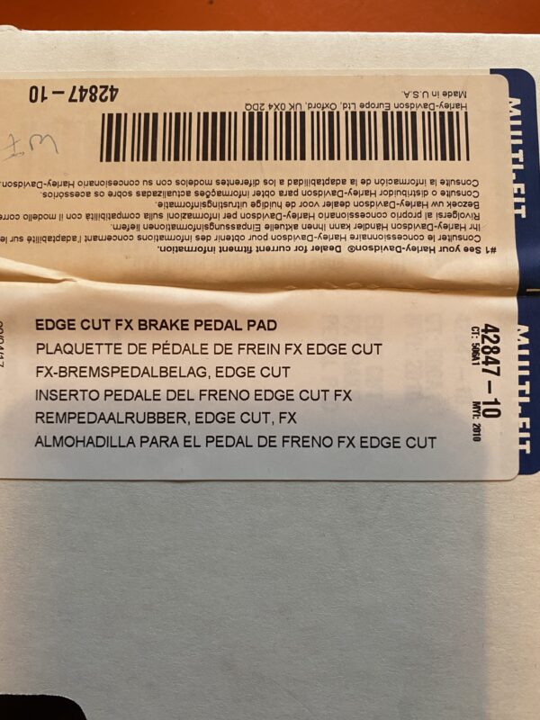 Bremspedal Pad Edge Cut klein OEM 42847-10 – Bild 2