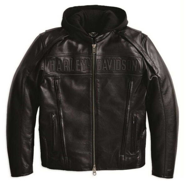 Harley-Davidson® Herren Reflective Road Warrior 3-in-1 Lederjacke 98138-09VM GR. S – Bild 3