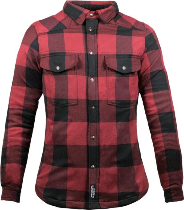 MOTOSHIRT WOMEN RED/BLACK GR. M